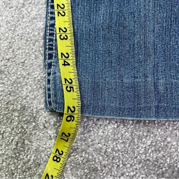 YMI Jeans Women's 3 Blue Bootcut Medium Wash Low Rise Stretch Y2K Juniors Teen - Picture 12 of 13